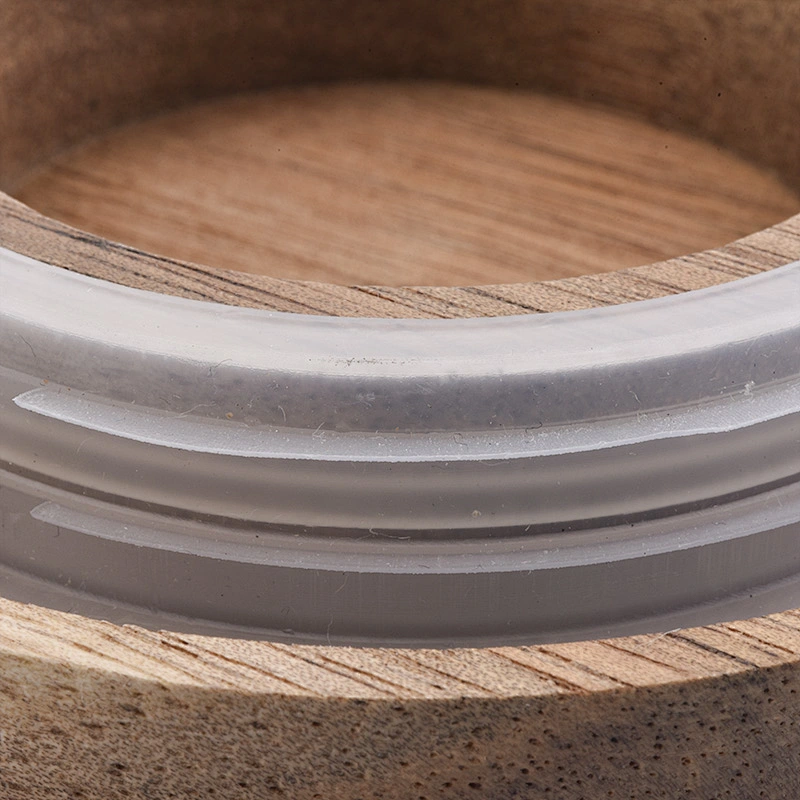 sandal wood lid for glass candle vessels candle accessory wholesales