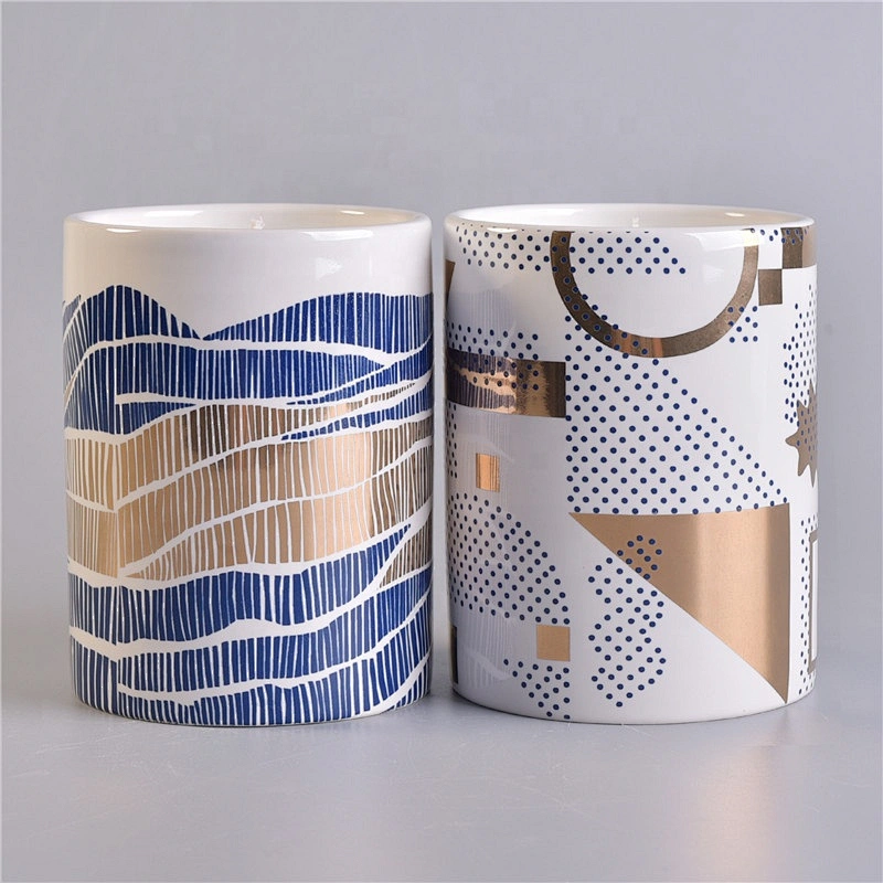 Sunny Glassware design ceramic candle jars for  candle containers wedding decor