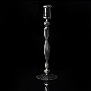 Glass candle holders candlesticks borosilicate glass wedding decor home decor
