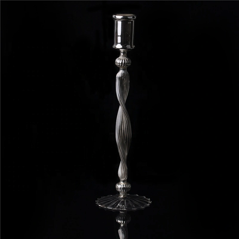 Glass candle holders candlesticks borosilicate glass wedding decor home decor