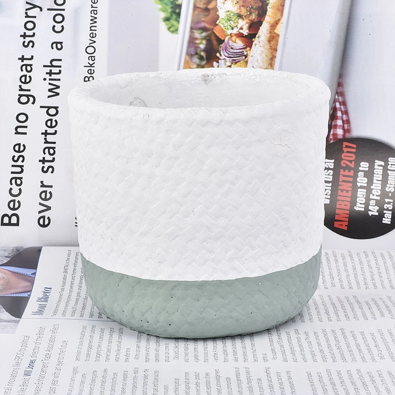 Cylinder concrete candle holders custom home decor