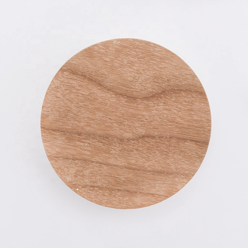 Cusutomized wood lid for candle holders in bulk
