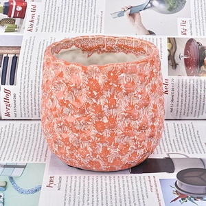 Mable embossed ceramic candle jar votive candle tumbler party decoration