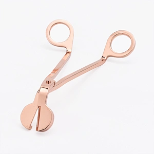 Customized  logo candle wick trimmer rose gold wick trimmer wholesale