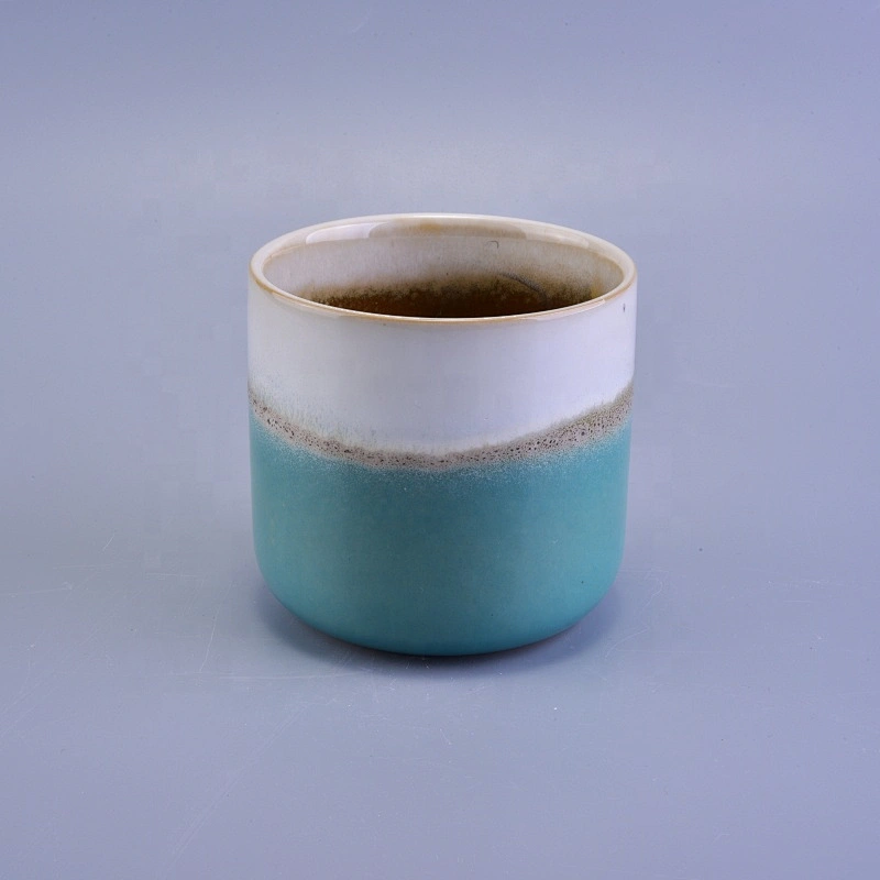 Cylinder ceramic votive candle container wholesales
