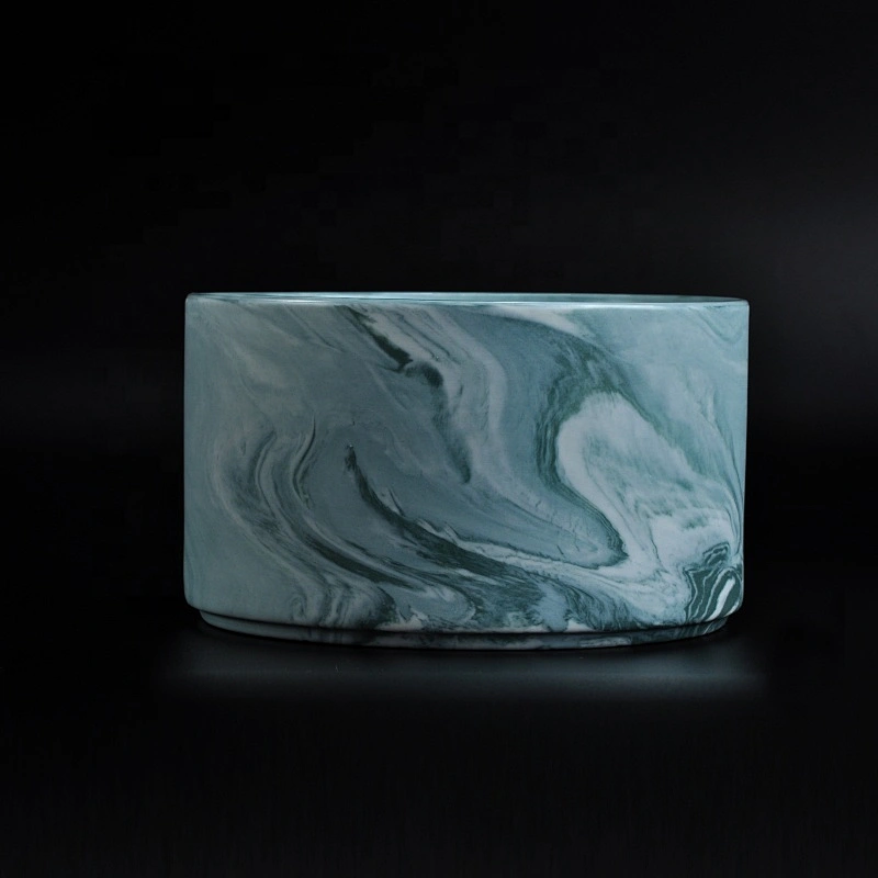 Home decoration vintage hurricane ceramic candle holder