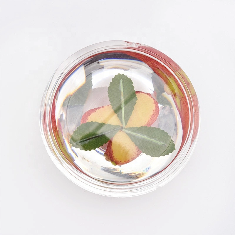 Custom glass lids for candle jar supplier