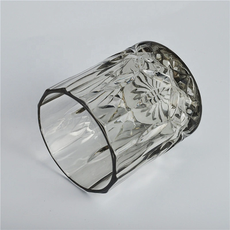 10oz 12oz 14oz Wholesales tealight Luxury black crystal glass candle holder