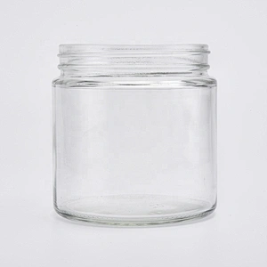Sunny large clear empty luxurious glass candle jars containers