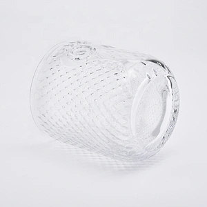 Customized engraving candle vessel votive glass candles jars scented bedroom decor wholesales