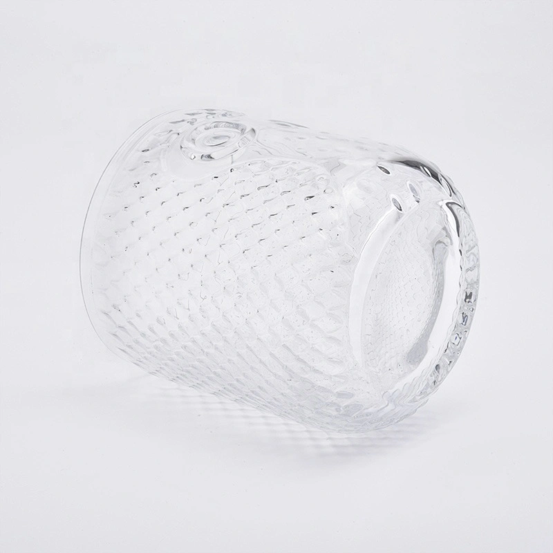 Customized engraving candle vessel votive glass candles jars scented bedroom decor wholesales