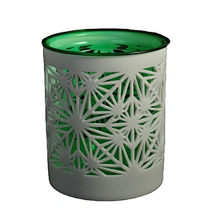 Wholesales cylinder ceramic tea light candle jars home decoration