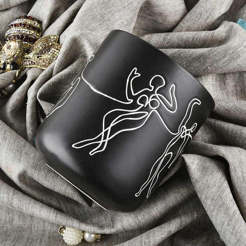 customized ceramic candle jars for luxury market