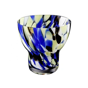 Vintage custom candle jar glass spraying candle holder home decoration
