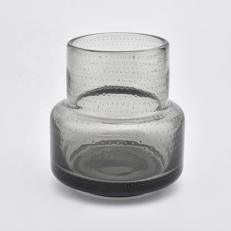 Black Glass Candle Jar Home Decor Wholesales