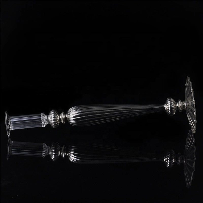 Wholesales glass candlestick borosilicate candle holder home decoration