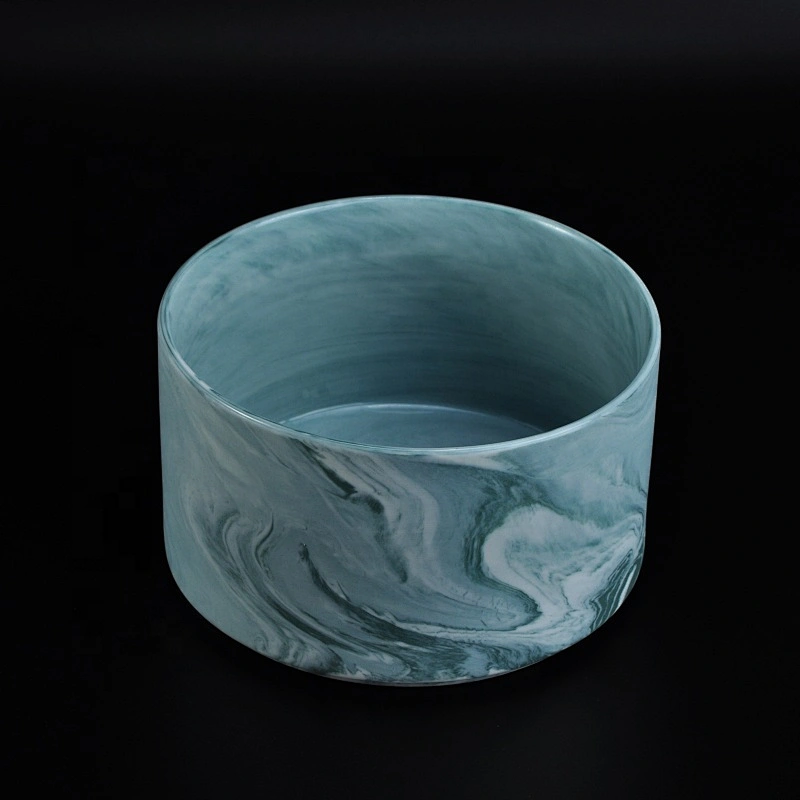 Home decoration vintage hurricane ceramic candle holder