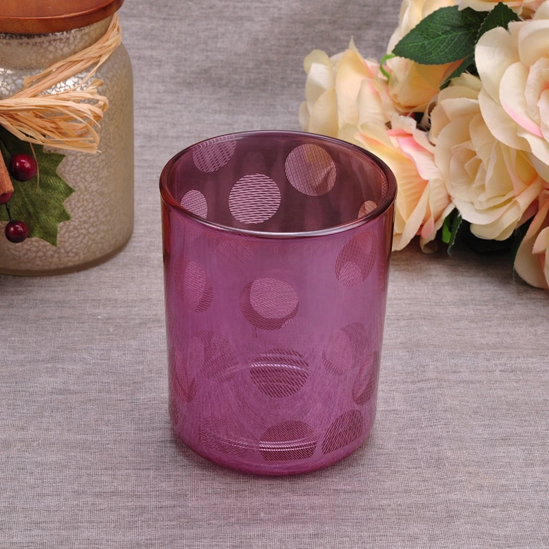 Wedding decoration menorah Glass candle holder 10oz 20oz