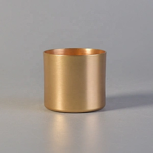 100ml Custom candle holder metal votive candle jar home decoration
