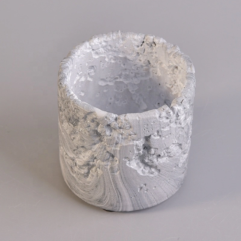 Luxury concrete candle holder for home decoration wholesales
