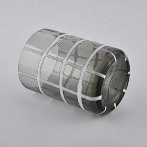 Factory price black tealight glass candle jars holders 8oz 10oz
