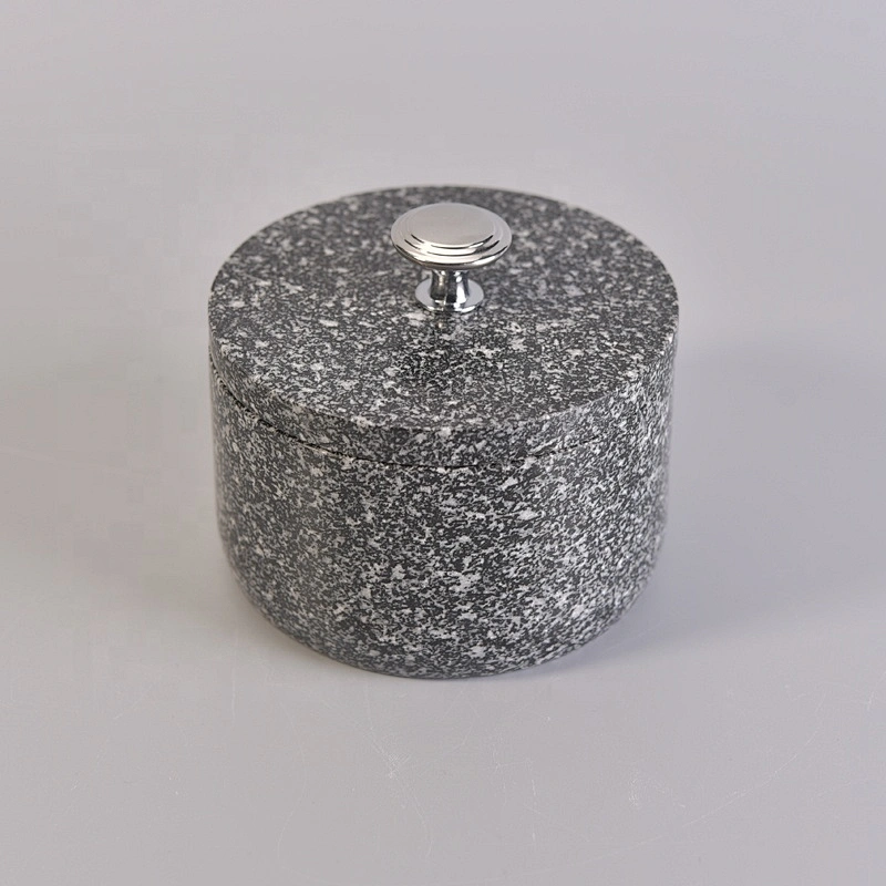 Vintage ceramic candle holder decorative with lid wholesales