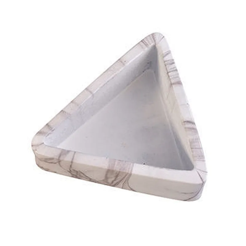 Triangle concrete candle containers scented candle jar wholesales
