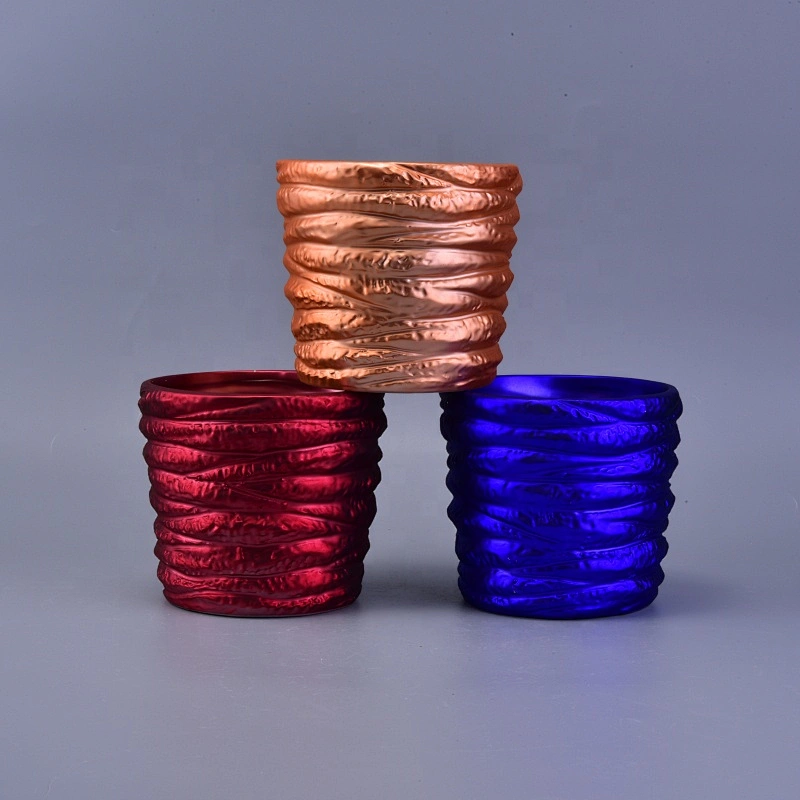 880ml Thick Solid Colored Ceramic Candle Holder for Home Decoration
