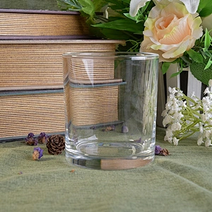 Clear Glass candle tumbler home Decor