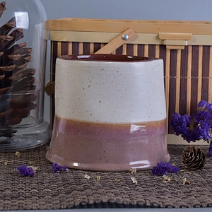 Empty glazed ceramic tealight scented candle holders home decoration in bulk