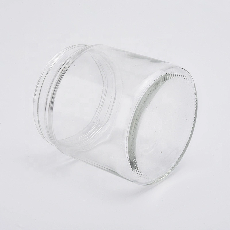 Sunny large clear empty luxurious glass candle jars containers