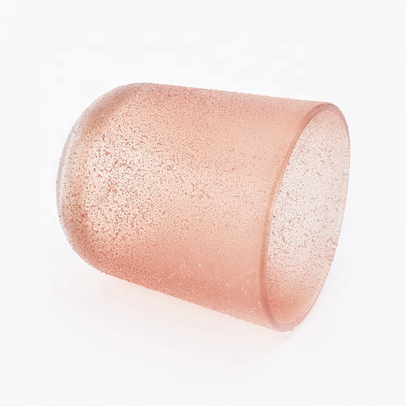 Round customized mercury candle container glass candle holder home decoration
