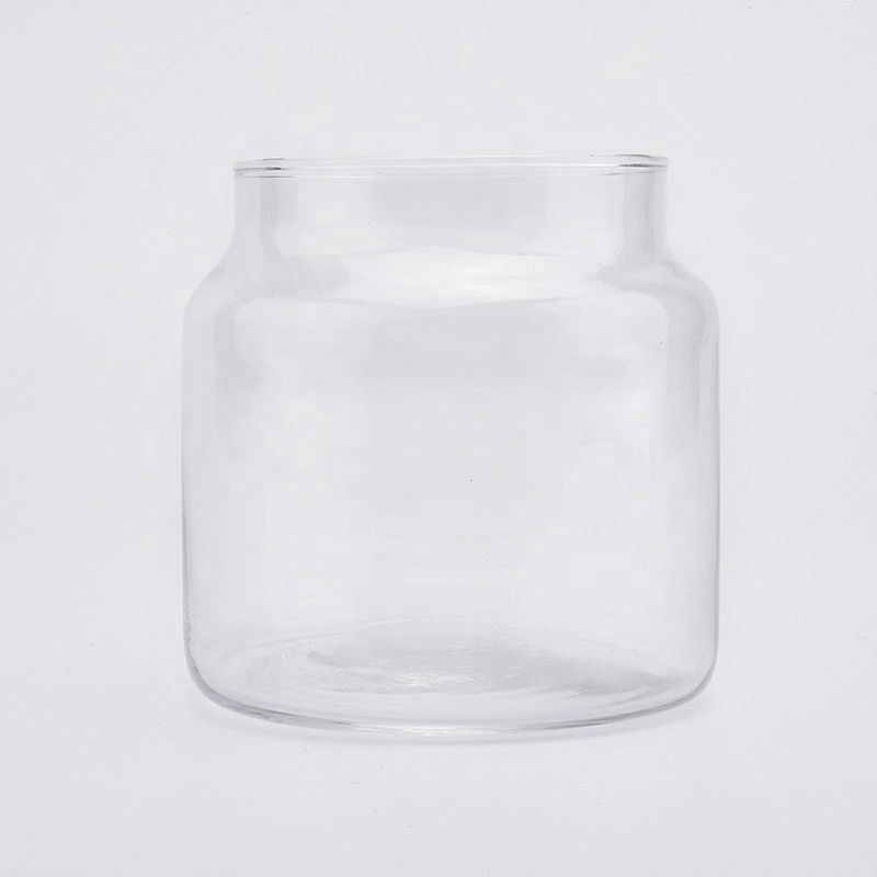 Sunny large clear tealight glass candle jar container home decoration