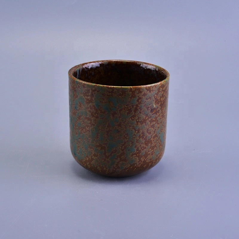 400ml Cylinder ceramic candle jar tealight candle cup wholesales
