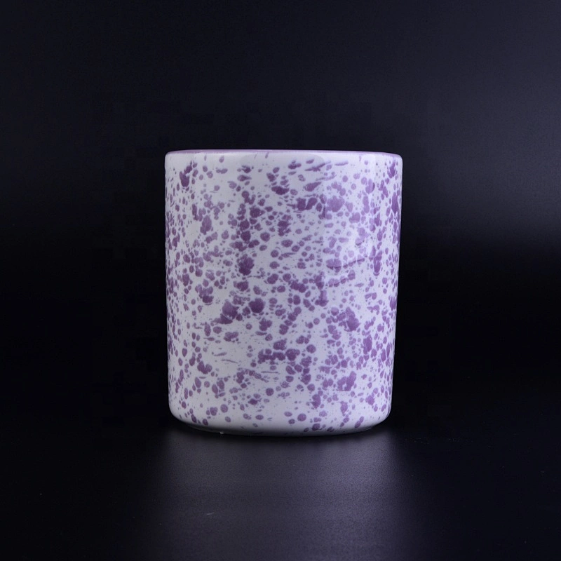 Sunny new design decorative ceramic candle container