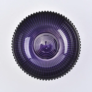 Custom candle bowl electroplating glass candle vessel home decoration