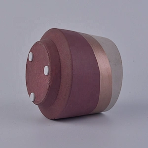 400ml glazed concrete candle holder tealight candle jar party decoration