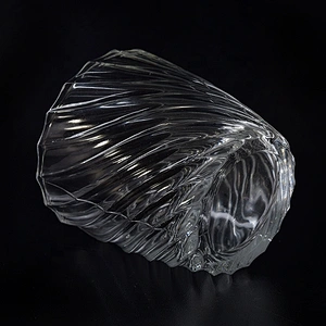 Clear soy wax Glass Candle holder home Decor