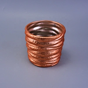 880ml Thick Solid Colored Ceramic Candle Holder for Home Decoration