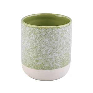 Wholesales Sunny design cylinder matte votive ceramic candle jars