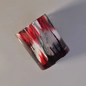 Handmade hurricane engraving Glass Candle container tealight candle Holder wedding Decor Wholesales