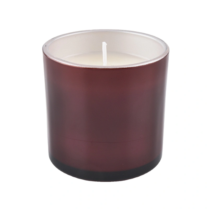 Sunny design color luxury tealight glass candle jar wholesales