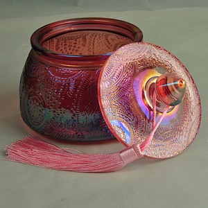 20oz Luxury home decor Glass aroma candle jar for wedding table