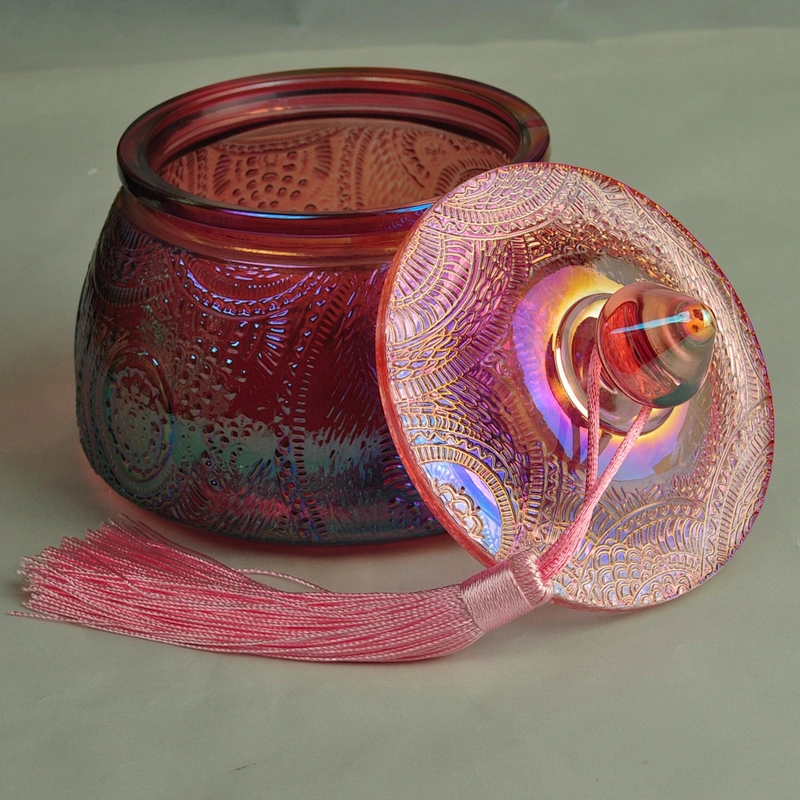 20oz Luxury home decor Glass aroma candle jar for wedding table