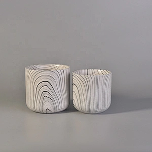 Unique decorative ceramic candle jar  table use