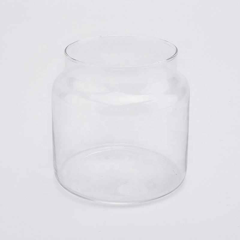 Sunny large clear tealight glass candle jar container home decoration