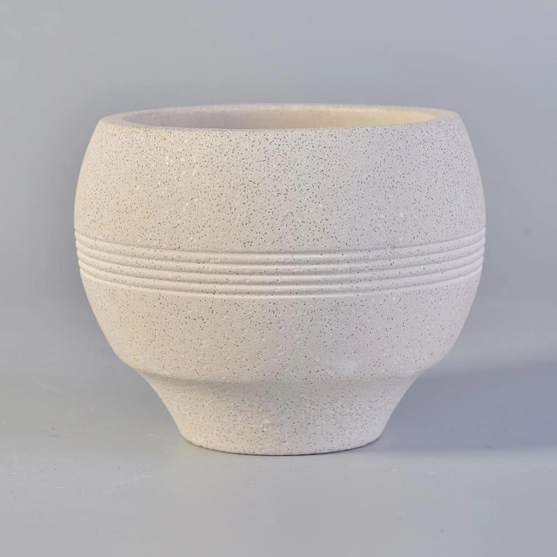 Sunny custom white concrete jars for candle wholesales