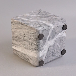 Square mini concrete candle holder for home decor