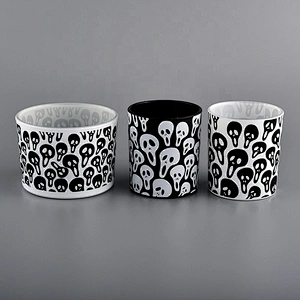 Sunny unique custom pattern votive glass candle jar wholesales