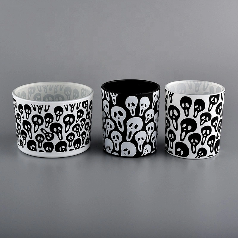 Sunny unique custom pattern votive glass candle jar wholesales